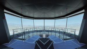 340 degree unobstructed view